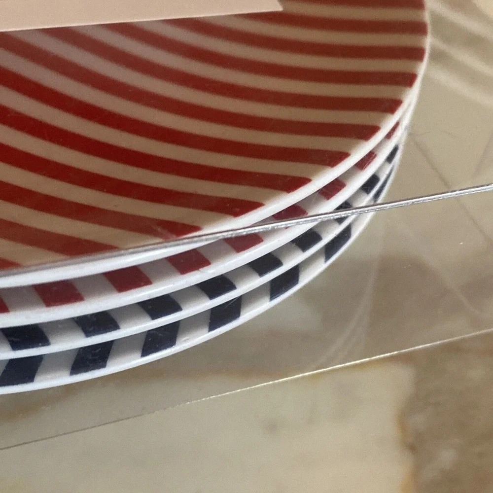 Martha Stewart‎ Collection Cook Out! Melamine Appetizer Plates Set Of 4